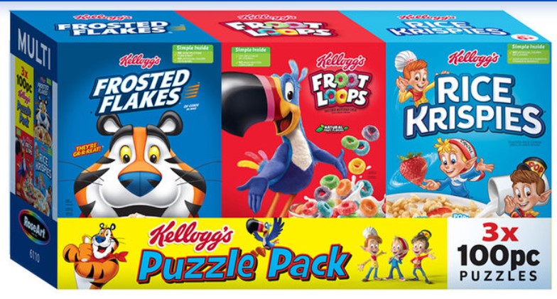 Kelloggs classic cereal puzzles Boxed For You Kelloggs classic cereal puzzles Boxed For You